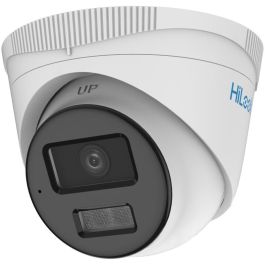 HiLook IPC-T249HA-LU (2.8mm Lens) 4MP ColorVu Smart Hybrid IP Turret Camera in White